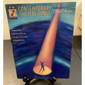 Hal Leonard Theatre Song Piano Men Male Vocal Singer Songbook CD Sheet Music Set
